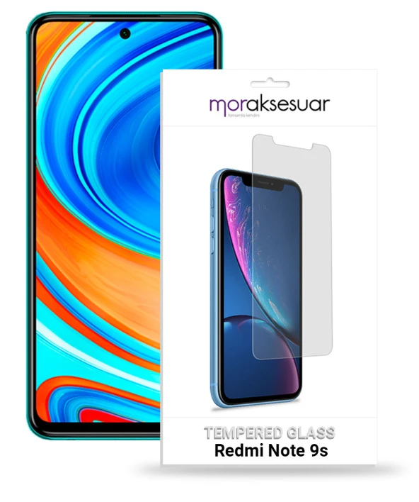 Xiaomi Redmi Note 9S Temperli Kırılmaz Cam Ekran Koruyucu Sert