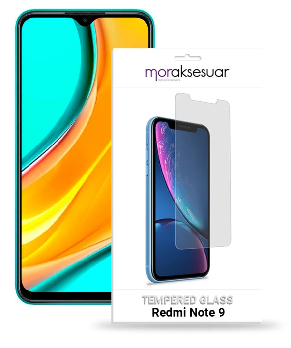 Xiaomi Redmi Note 9 Temperli Kırılmaz Cam Ekran Koruyucu Sert