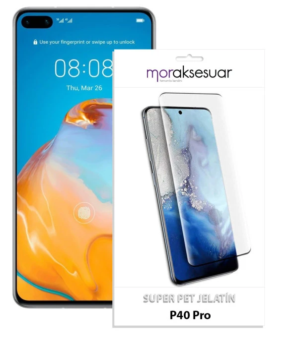 Huawei P40 Pro Ultra Pet Nano Gözenekli Film Ekran Koruyucu