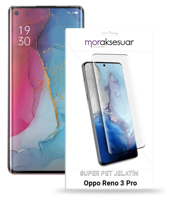 Oppo Reno 3 Ultra Pet Nano Gözenekli Film Ekran Koruyucu