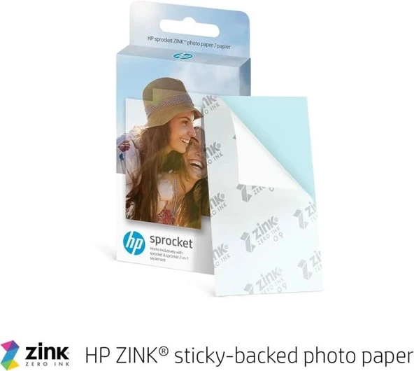 HP Sprocket Taşınabilir 2x3" Anında Fotoğraf Yazıcısı - 10