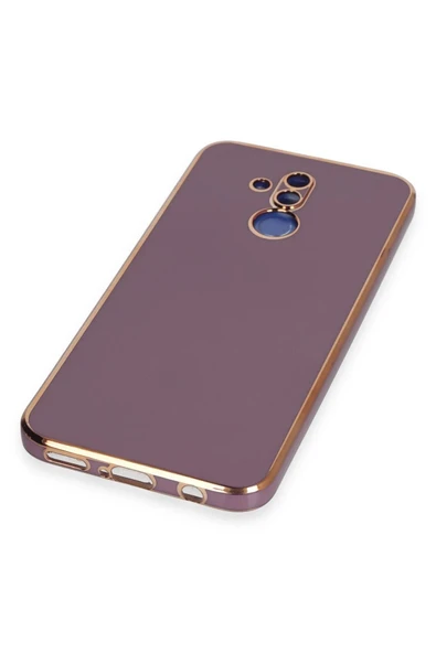 Huawei Mate 20 Lite Kılıf Volet Silikon - Mor - Resim 4