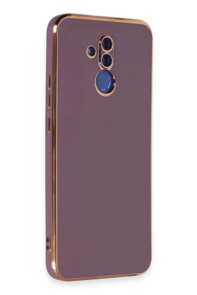 Huawei Mate 20 Lite Kılıf Volet Silikon - Mor - Resim 2