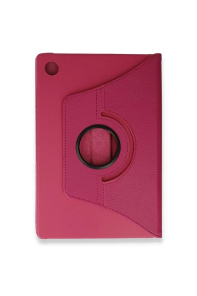 Samsung Galaxy Tab A9 Plus Kılıf 360 Tablet Deri Kılıf - Pembe - 1