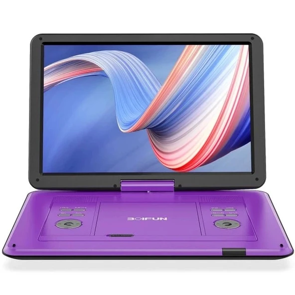 BOIFUN Taşınabilir DVD Oynatıcı 15.6" Geniş HD Ekran - 10