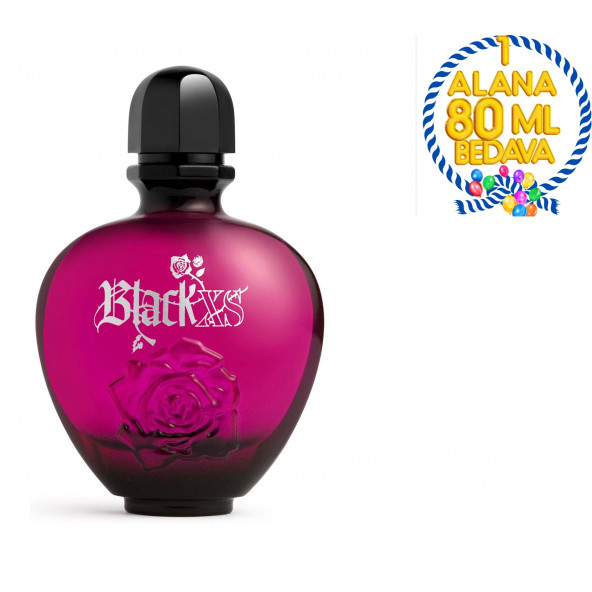Paco Rabanne Black Xs Edt 80 Ml Kadın Parfümü 3349666005330 - 1