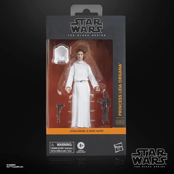 STAR WARS The Black Series Yeni Bir Umut Prenses Leia Organa Figürü - Resim 2