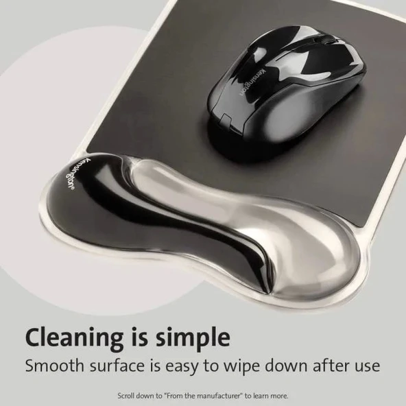 Kensington Duo Jel Fare ve Klavye Bilek Dinlendirme Paketi Seti - Resim 6