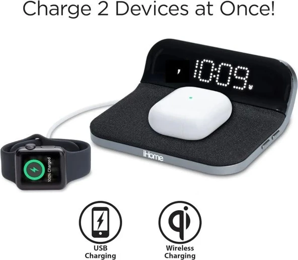 iHome iW18 Compact Digital Çalar Saat - Resim 6