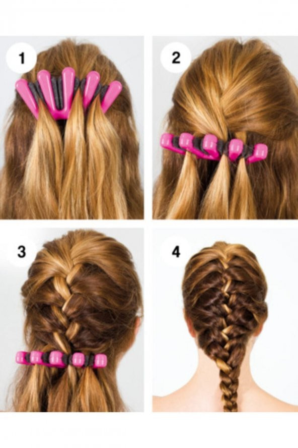 Saç Örme Aparatı Kolay Saç Örme French Braider - 2