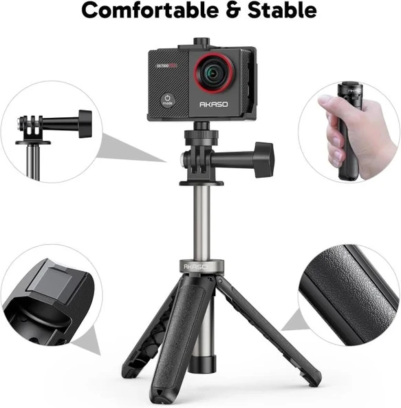 AKASO EK7000 Pro 4K Su Geçirmez Dokunmatik Ekranlı Aksiyon Kamerası - Resim 5