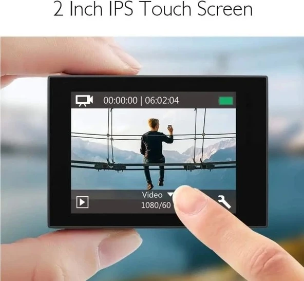 AKASO EK7000 Pro 4K Dokunmatik Ekran Sualtı Aksiyon Kamerası - Resim 2