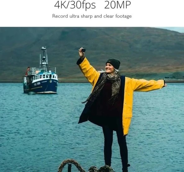 AKASO EK7000 Pro 4K Dokunmatik Ekran Sualtı Aksiyon Kamerası - Resim 4