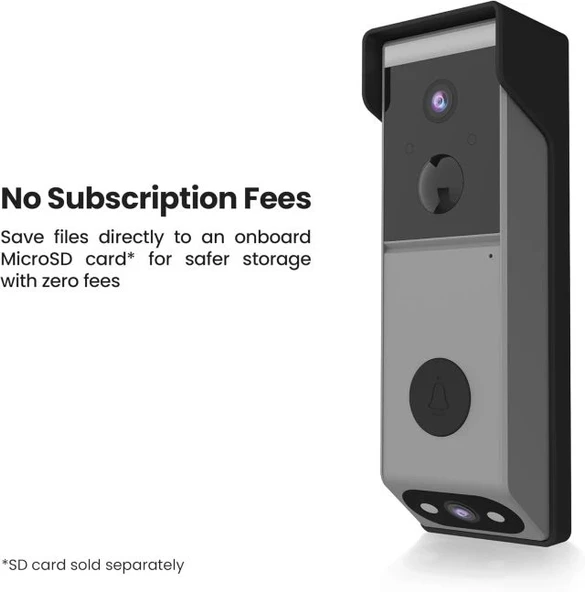 Feit Electric Akıllı Kapı Zili  Wi-Fi Kamera - Resim 8