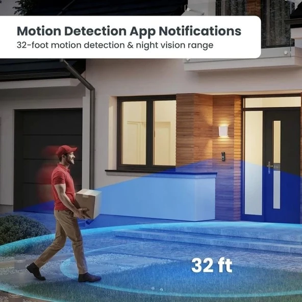 Feit Electric Akıllı Kapı Zili  Wi-Fi Kamera - Resim 5