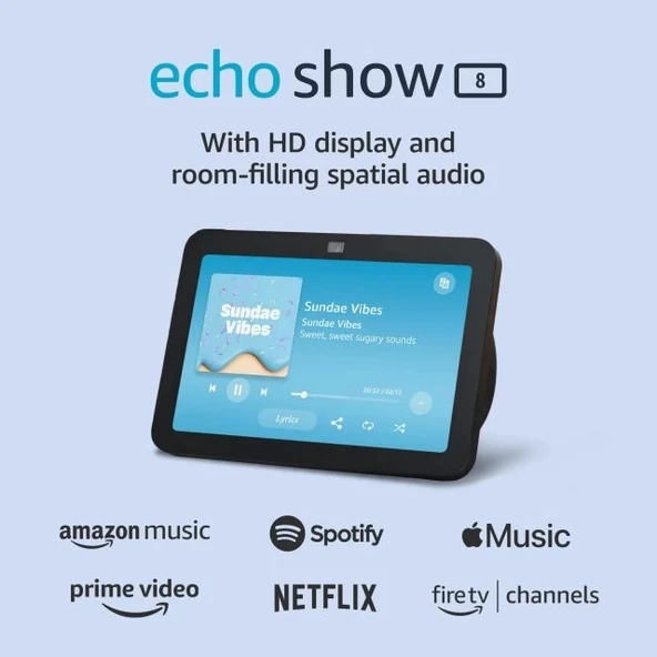 Amazon Echo Show 8 Smart Home Hub (3. Nesil, 2023 Sürümü) - Resim 7