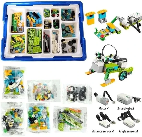 Generic JoviJon WeDo 2.0 Çekirdek Seti Programlanabilir Robotik Kiti - Resim 3