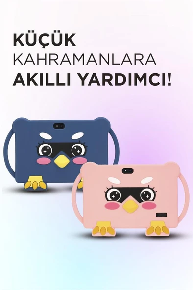 Torima T13 Mavi 4GB +128 GB Tablet Android 13 Çocuk Tableti Kılıf Hediyeli - Resim 2