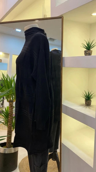 MissWhence Siyah Tunik 222 - Resim 3