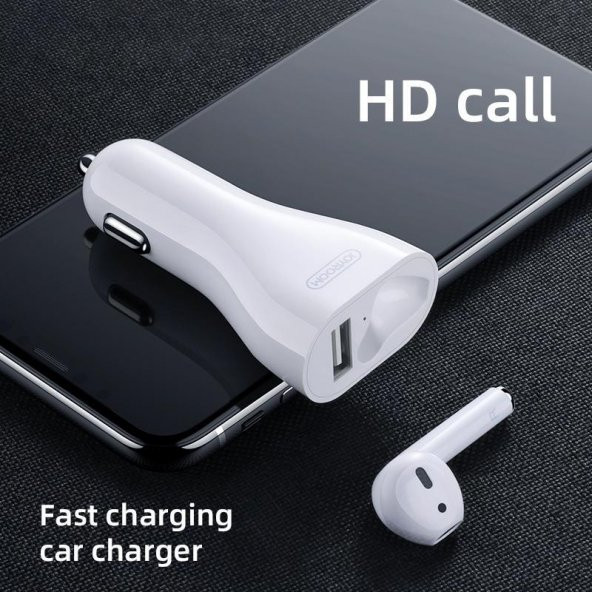 Joyroom JR-CP1 Bluetooth 5.0 Kablosuz Kulaklık Araç içi Hızlı Şarj - 3
