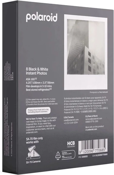 Polaroid SX-70 Renkli Film - 6004 - Resim 3