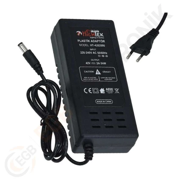 HIGHTEK HT-4202000 42v 2a (5.5 *2.5 uç) ürün görseli 1