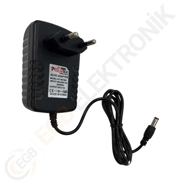 HIGHTEK HT-181000 18V 1A ADAPTÖR ürün görseli 1