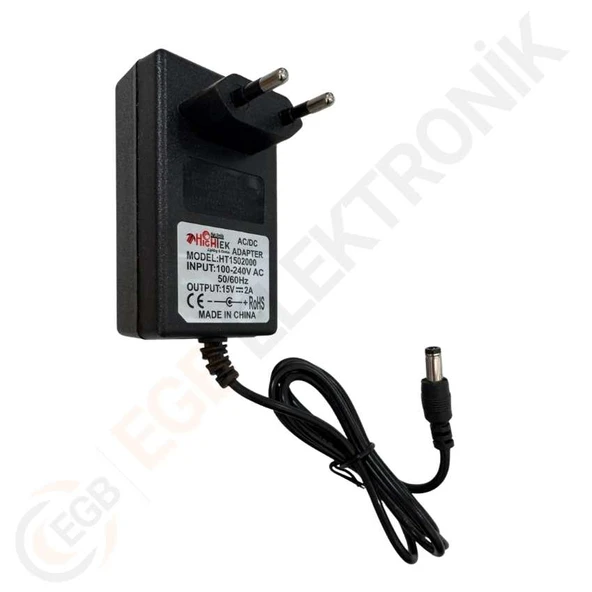 HIGHTEK HT-1502000 15v 2A PRİZ TİPİ ADAPTÖR