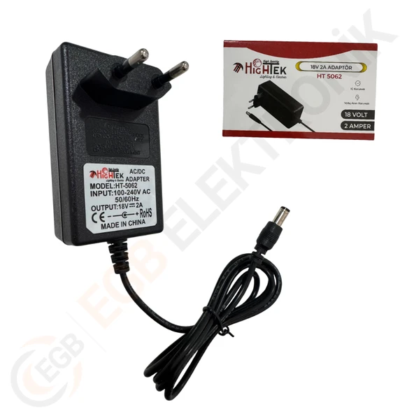 HIGHTEK HT-5062 18V 2A ADAPTÖR