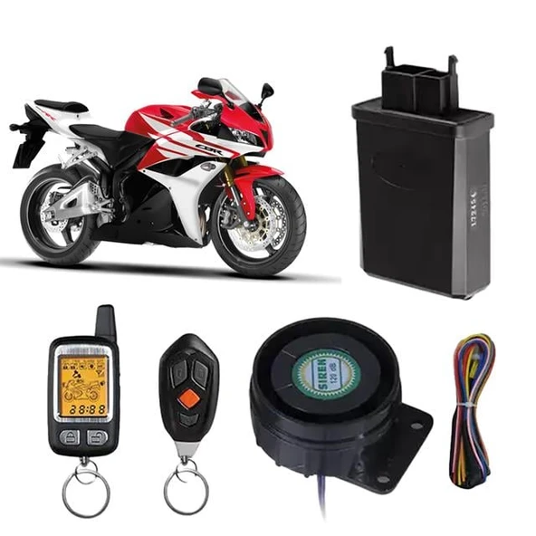 Powermaster PM-22737 Spy 120 Desibel Sesli Ve Titreşimli Motosiklet  Alarm Sistemi