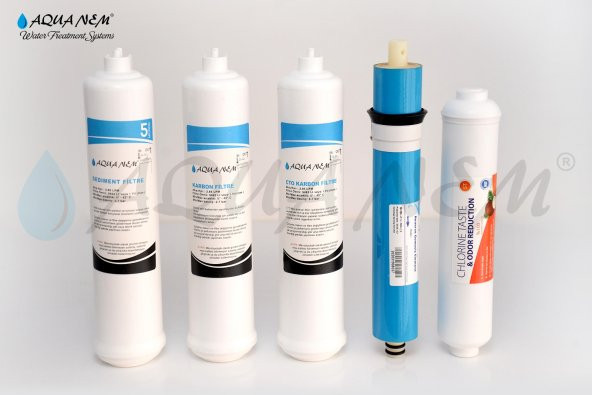 AQUANEM Aquanem Water 11 Aşamalı 8 Litre Metal Çelik TANK   Kapalı Kasa Su Arıtma Cihazı - 3