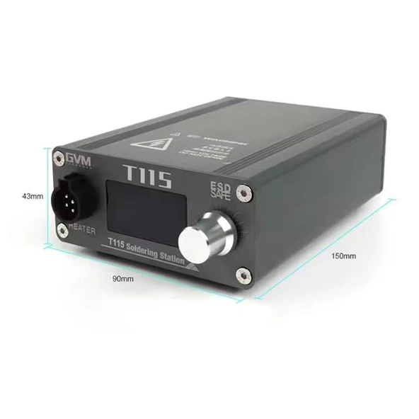 PowerMaster GVM-T115 45 Watt SMD Havya İstasyonu 120-450 Derece - 4