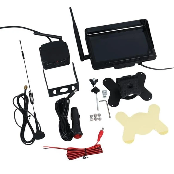 Powermaster DVR T70-F19 Kablosuz Araç Kamera ve Monitör Seti - 4
