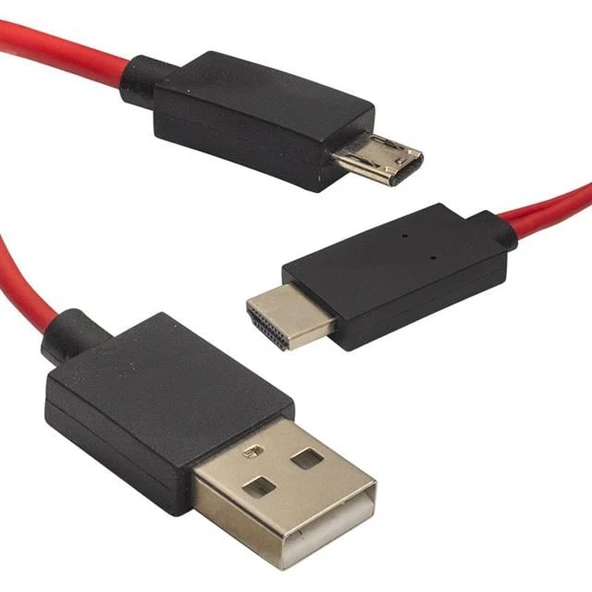 Powermaster Micro Usb S3-S4 HDMI Tv Bağlantı Kablosu Mhl Kit - 2