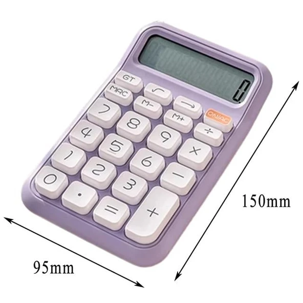 Powermaster PM-25411 Mor 12 Haneli Hesap Makinesi - 2