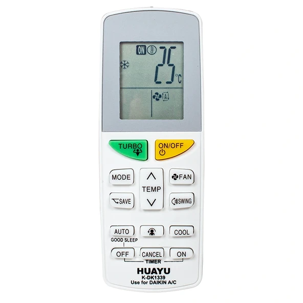 HUAYU KK K-DK1339 DAIKIN UNIVERSAL KLİMA KUMANDA (5047) - 1