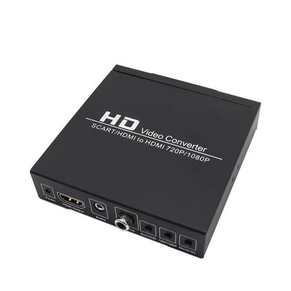 Powermaster PM-14366 Adaptörlü Scart-HDMI to HDMI Çevirici - 2