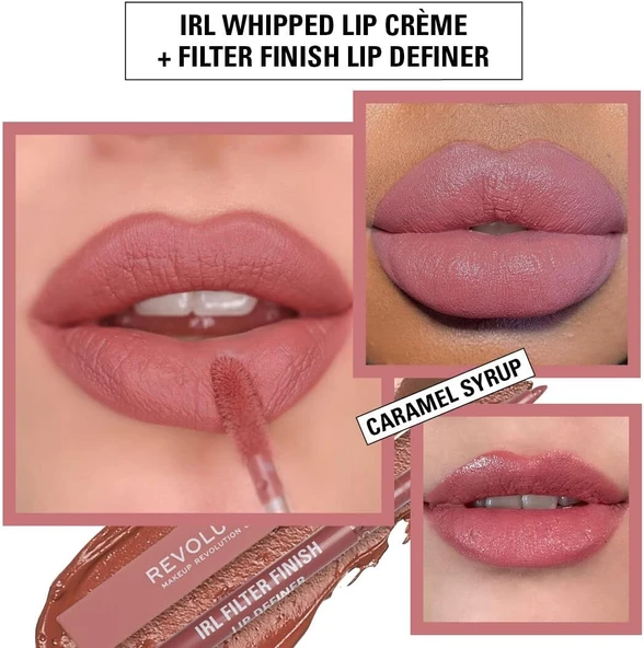 Revolution, Irl Filter, Likit Ruj, Caramel Syrup - Resim 4