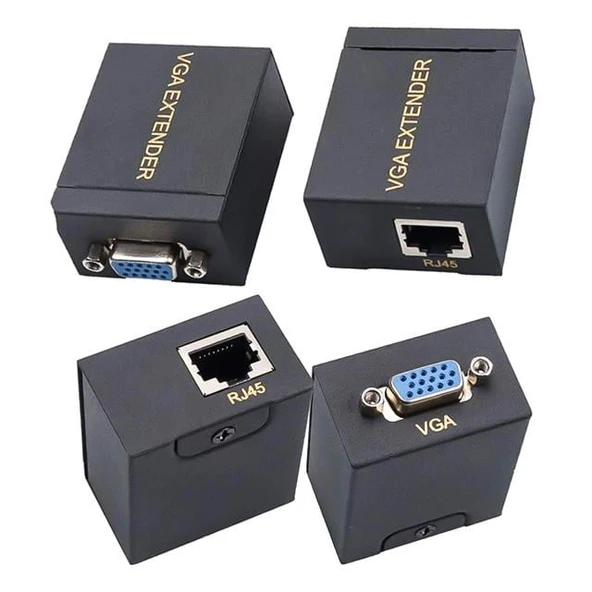 Powermaster PM-17297 VGA CAT5-CAT6 60 Metre Extender Uzatıcı - 2