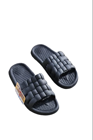 Gezer Kadın Plaj Balkon Banyo Kaymaz Taban Rahat Terlik Lacivert ürün görseli