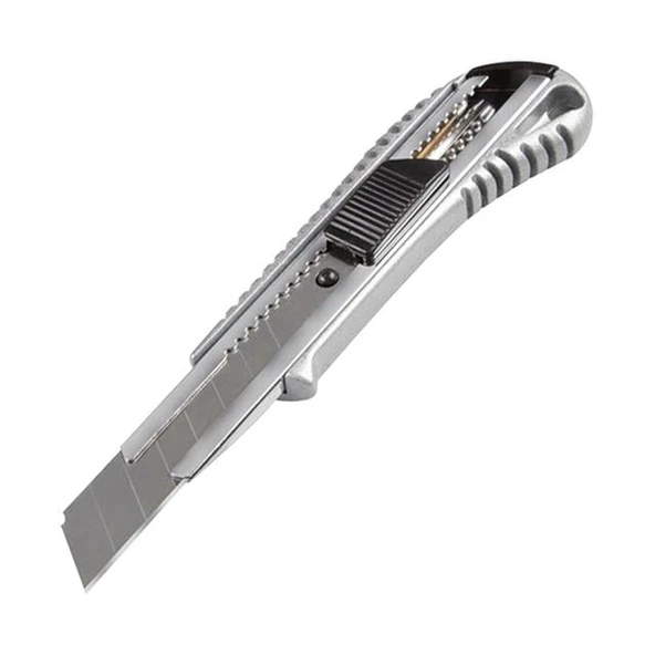 PowerMaster SR-1884 Alüminyum Gövde Metal Maket Bıçağı Profesyonel Falçata 18x0.5mm Bıçaklı - 1