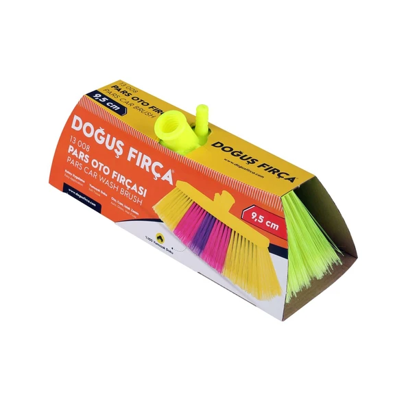 Doğuş Pars Kutulu Oto Yıkama Fırçası 30 Cm Su Hortumu Girişli 13008 ürün görseli