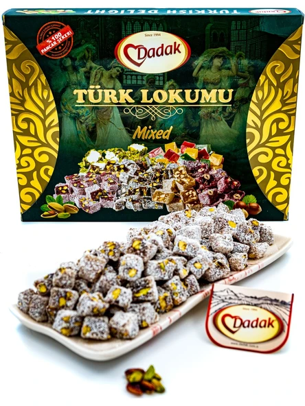 Dadak Lokum ve Kuruyemiş  Antep Fıstıklı Mini Lokum 2 kg - 4