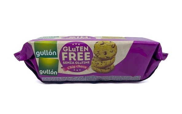 Gullon Glutensiz ve Şeker İlavesiz Damla Çikolata Parçacıklı Bisküvi 130 gr - 2
