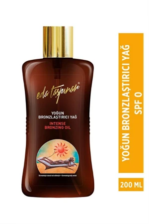 Eda Taşpınar Bronzlaştırıcı Güneş Yağı SPF 15 – Koruyucu ve Işıltılı Bronzluk – 200 ml ürün görseli 1