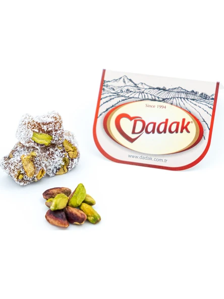 Dadak Lokum ve Kuruyemiş  Antep Fıstıklı Mini Lokum 500 g - 3
