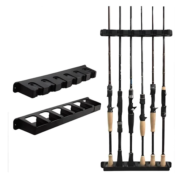 Avlivari Kamış Olta Rafı Duvar Montaj Modüler Standı - 3