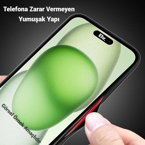 İnfinix Hot 20 Uyumlu Kamera Korumalı Darbeye Karşı Dayanıklı Arkası Mat Silikon Kılıf - 5