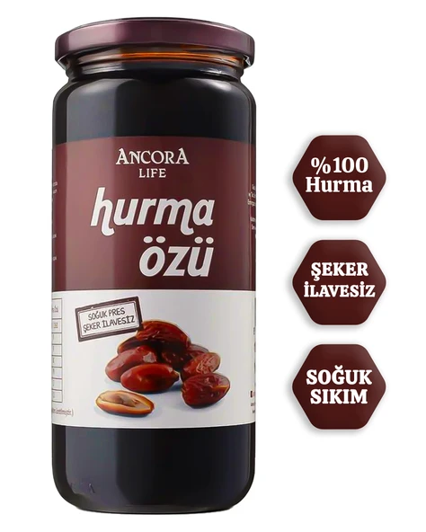 Hurma Özü Şeker İlavesiz Soğuk Sıkım 640 Gr