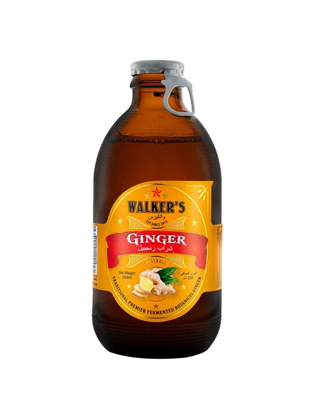 Walker's Zencefilli Gazoz Carbonated Ginger Beverage 250 ml ürün görseli